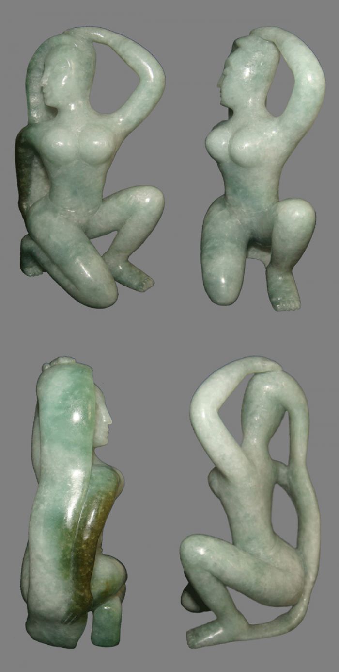 Stunningly Trendy "Earth Mother" Modern-Art Sculpture
